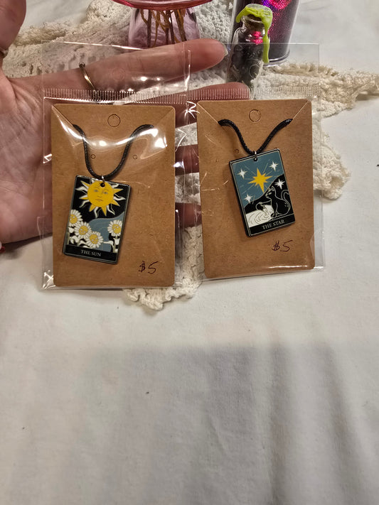 Tarot Card Necklaces