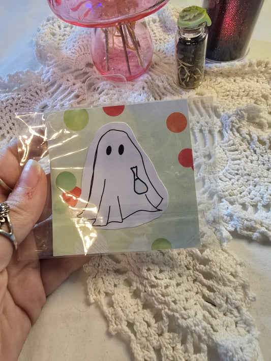 Pet Fish Ghost Sticker