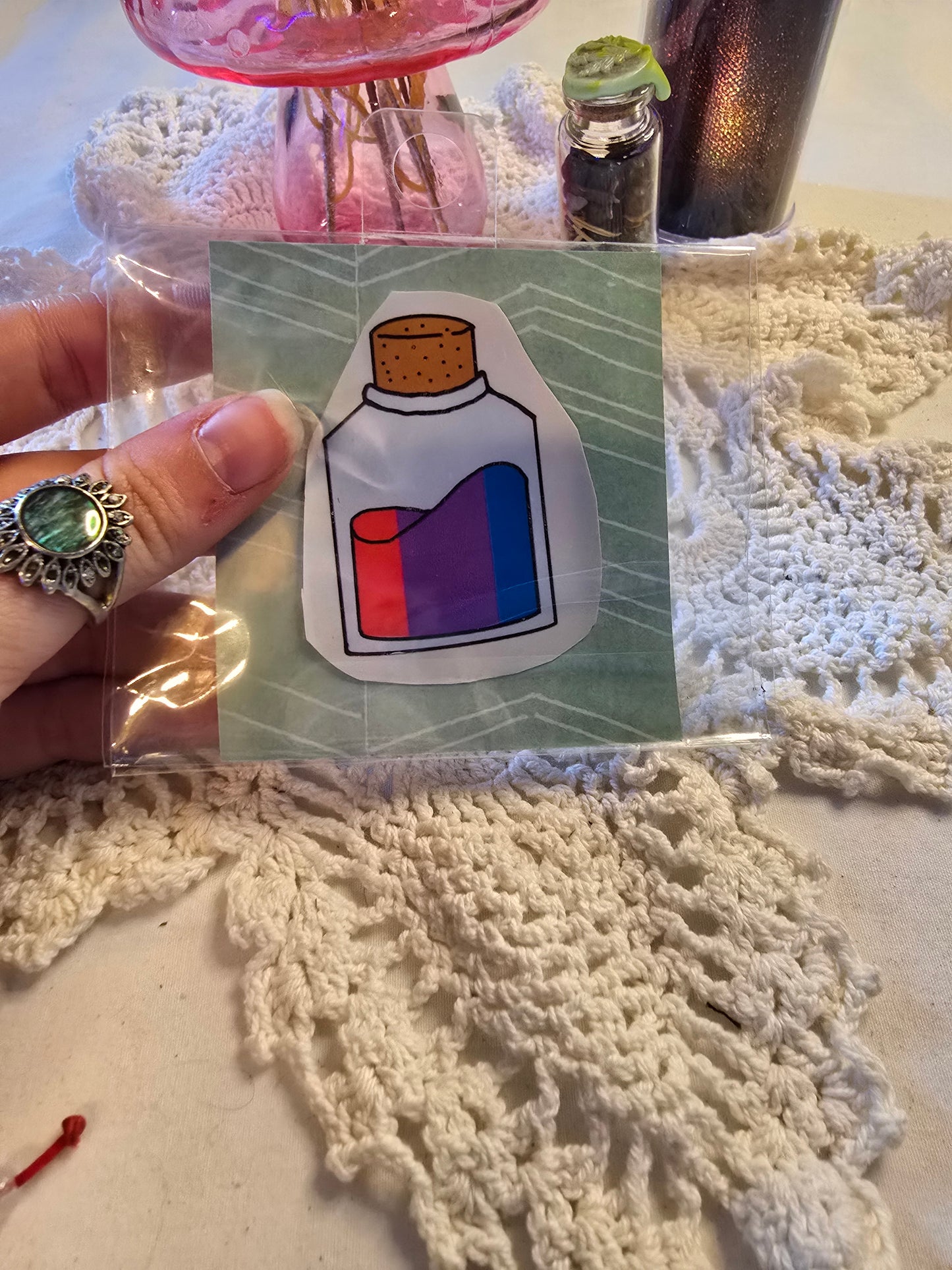 Androgyny Potion Bottle Sticker