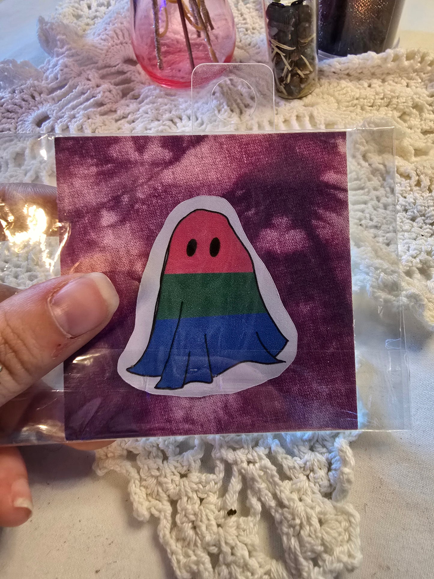 Polysexual Ghost Sticker