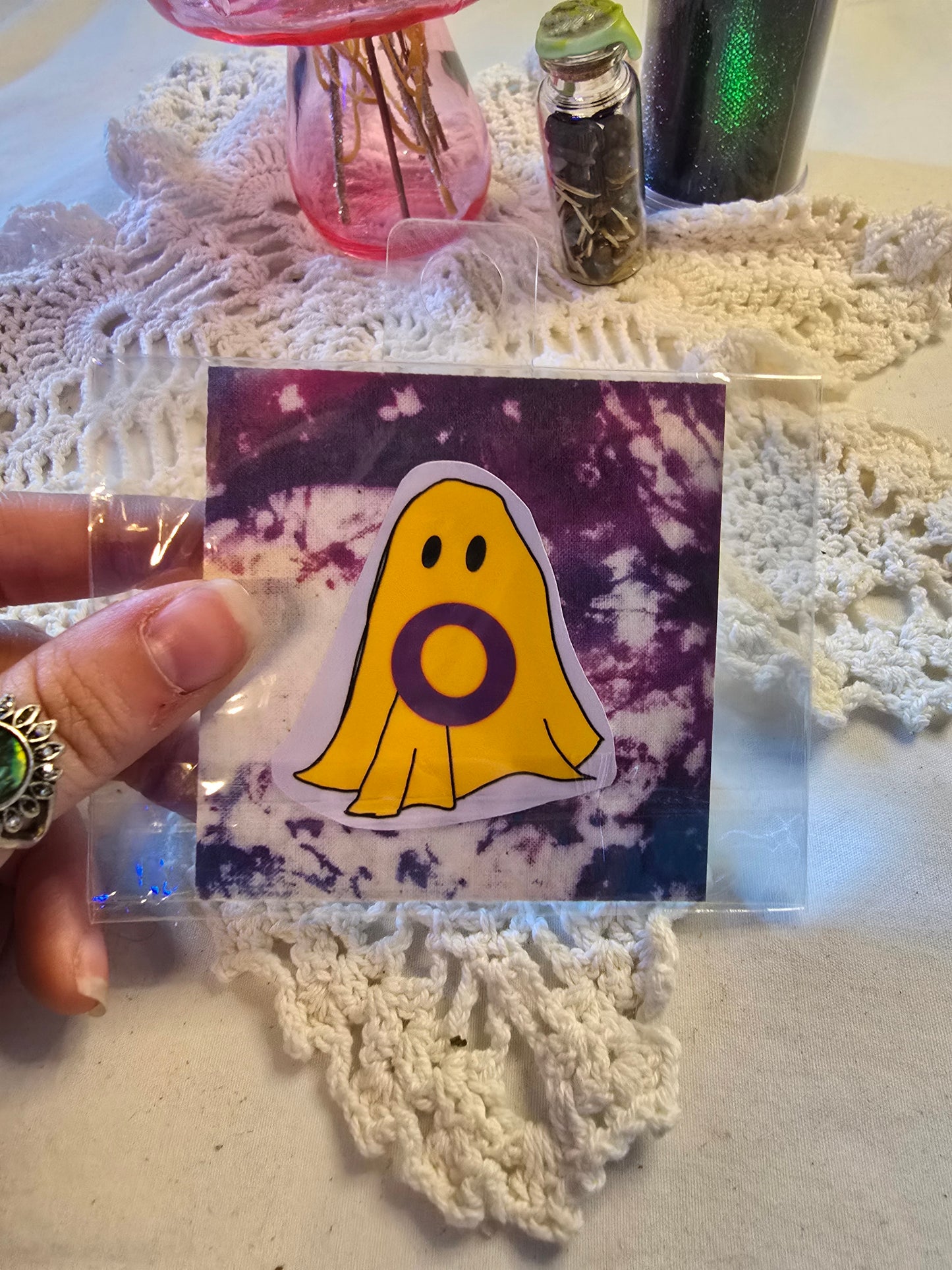 Intersex Ghost Sticker