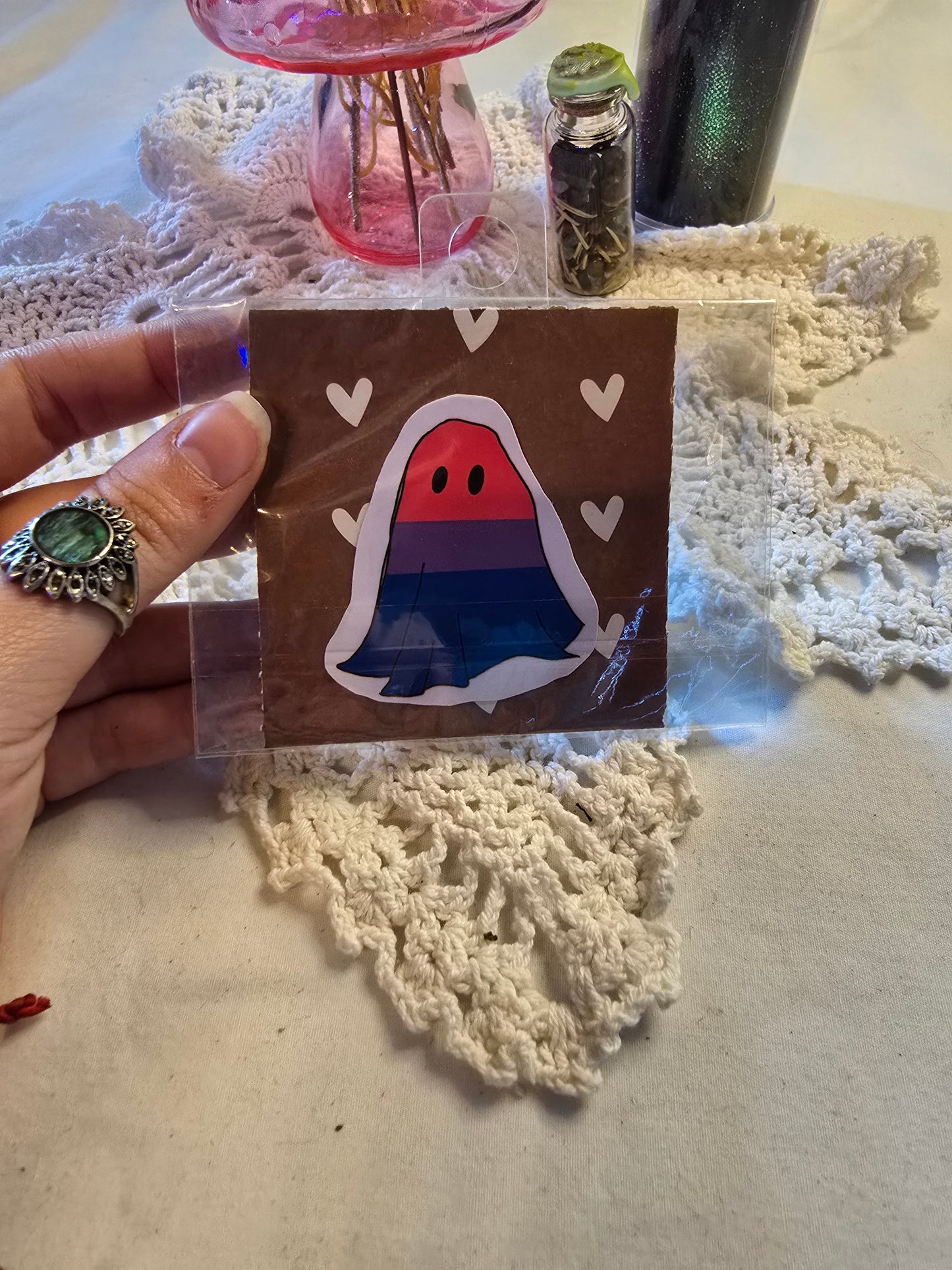 Bisexual Ghost Sticker