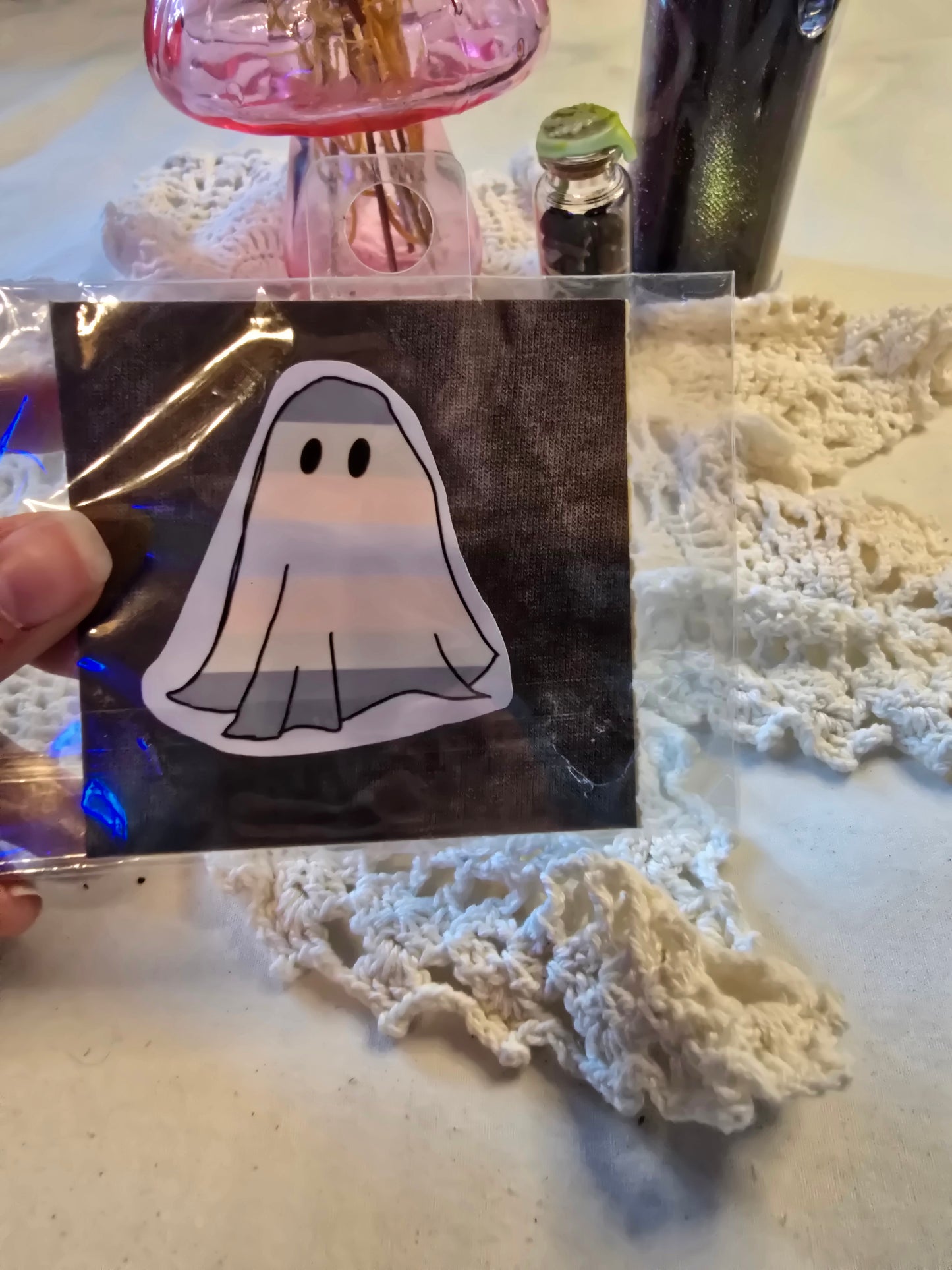 Demigender Ghost Sticker