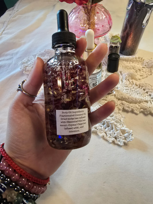 Find Love Crystal Infused Body Oil