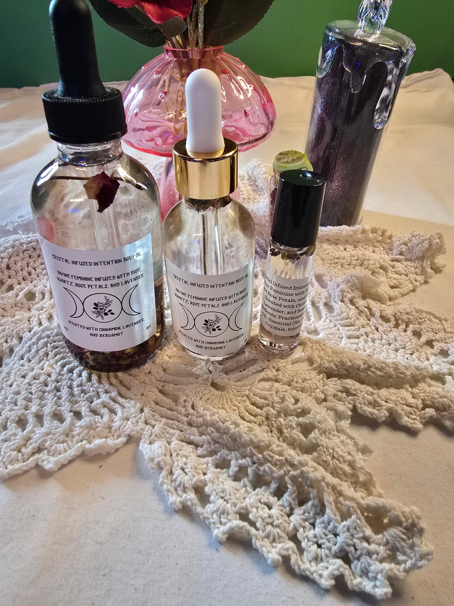 Divine Feminine Crystal Infused Body Oil