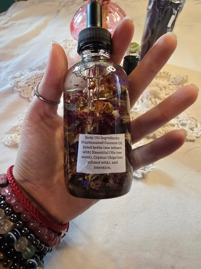 Divine Feminine Crystal Infused Body Oil