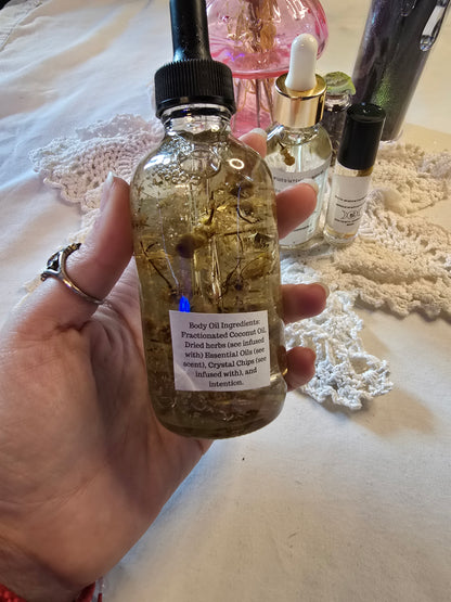 Happiness Crystal Infused Body Oil