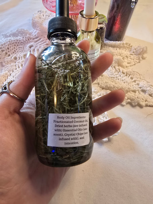 Anti-Anxiety Crystal Infused Body Oil