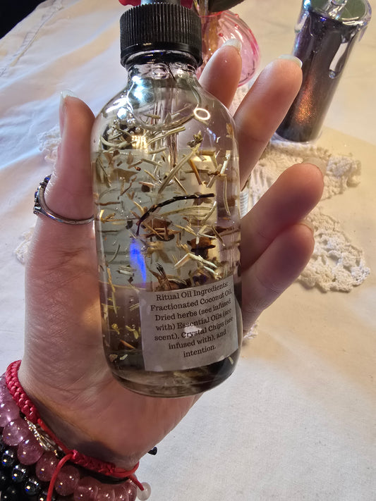 Samhain Crystal Infused Ritual Oil