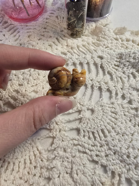 Crazy Lace Agate Snail