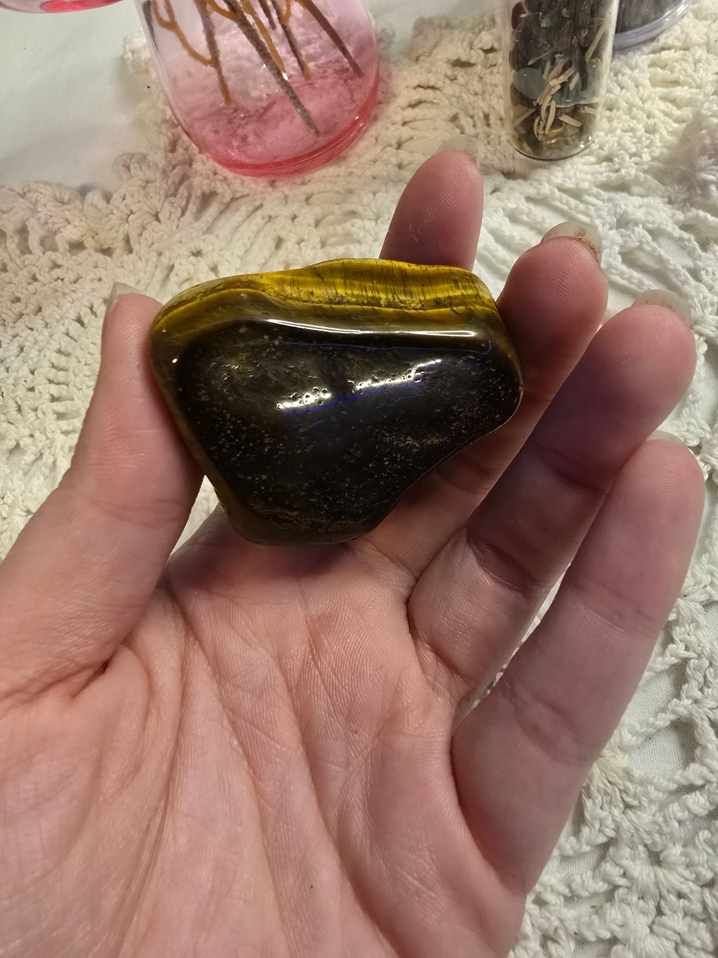 Tiger's Eye Tumbles