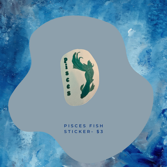 Pisces Fish Sticker